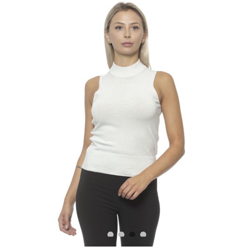 NWT Alpha Studio Shell Top Or Tank L